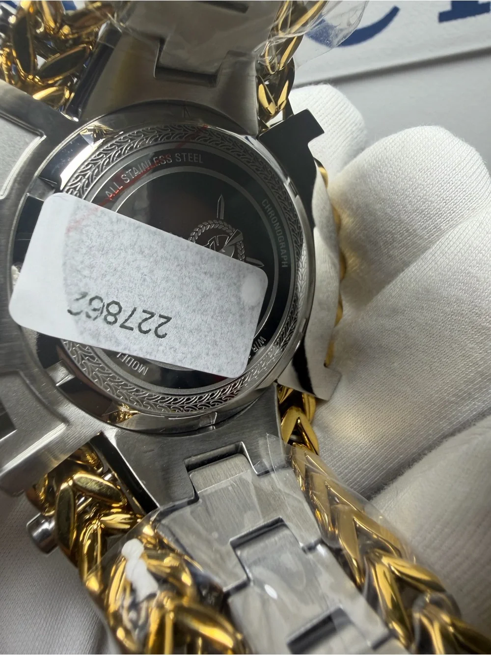Invicta Gladiator Men's Watch - 58.3mm, Gold, Steel (48191)